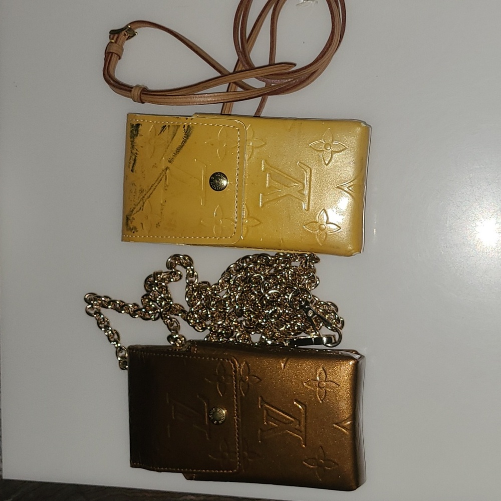 2 pcs Louis Vuitton Vernis Cigarette Case  Made in France